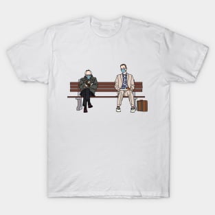 Bernie Sanders and Forrest Gump (color) T-Shirt